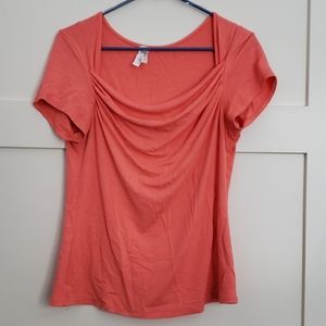Cute coral top